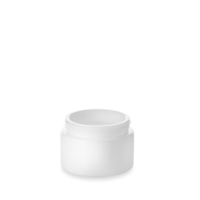 Pot cosmétique verre Opale 50 ml GCMI 58/400 de chez Embalforme.
