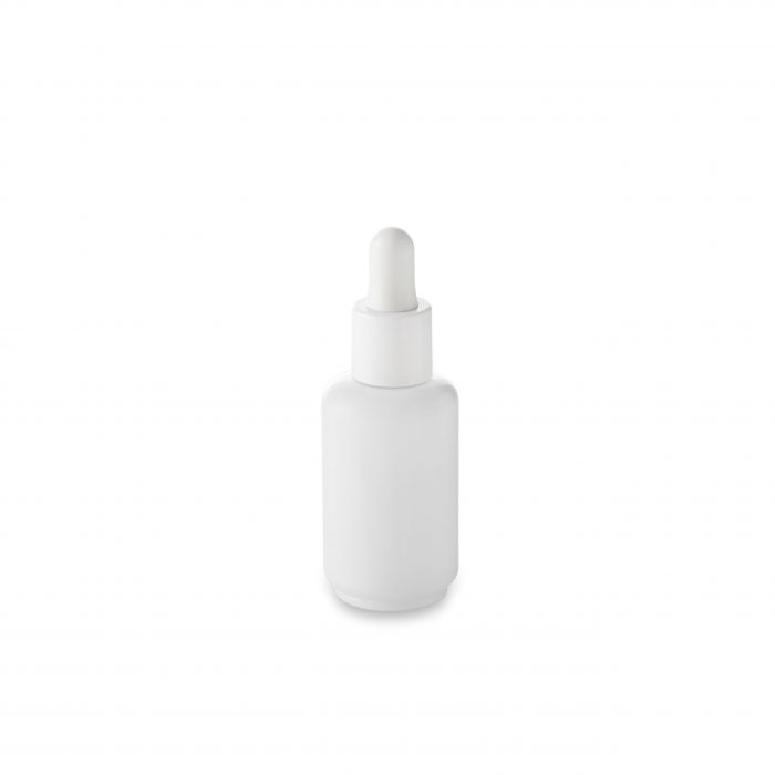 Compte-gouttes blanc col fin s’adapte au flacon 30 ml Opale bague GCMI 18/415