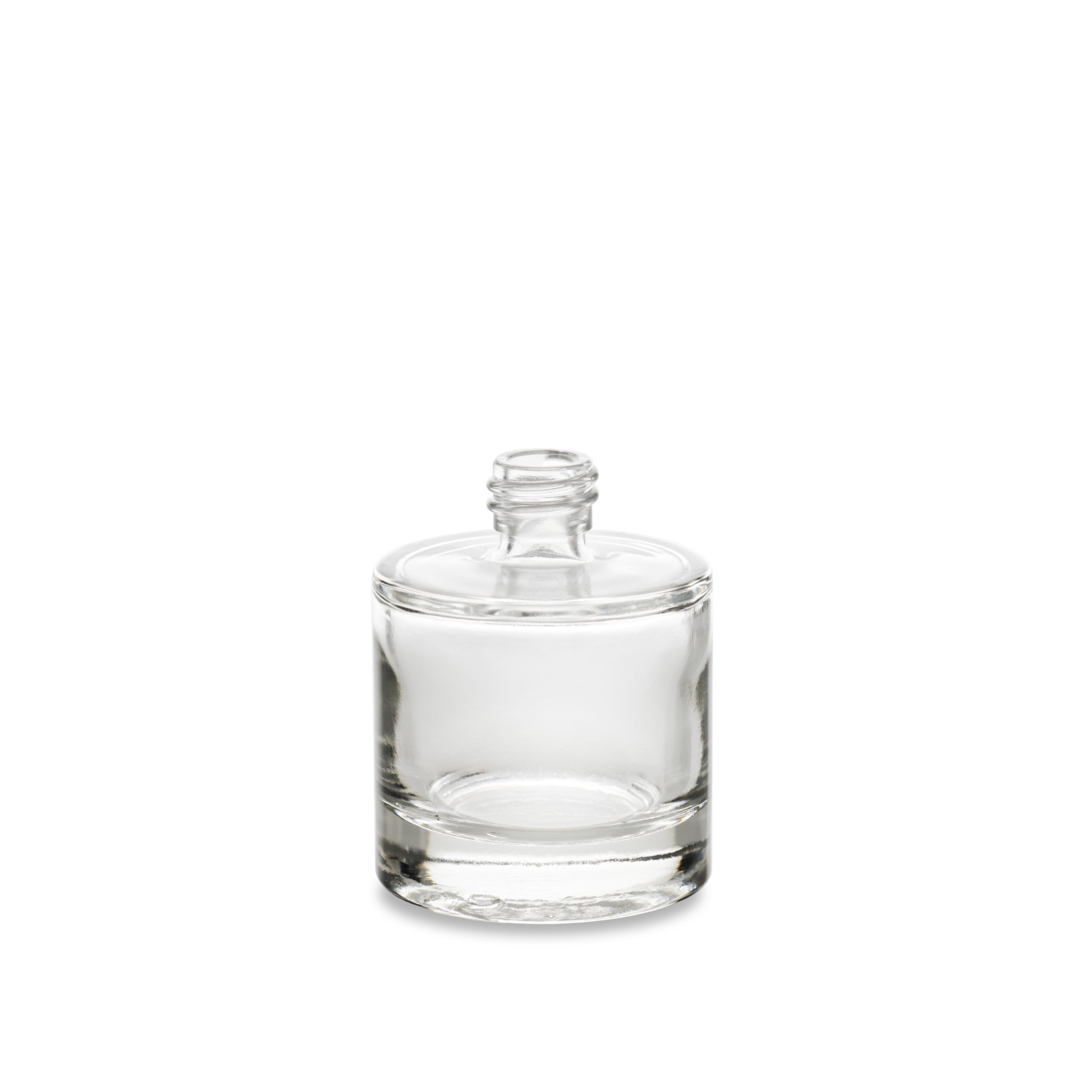 Flacon cosmétique en verre bulle d'Embalforme en 50 ml bague GCMI 18/415