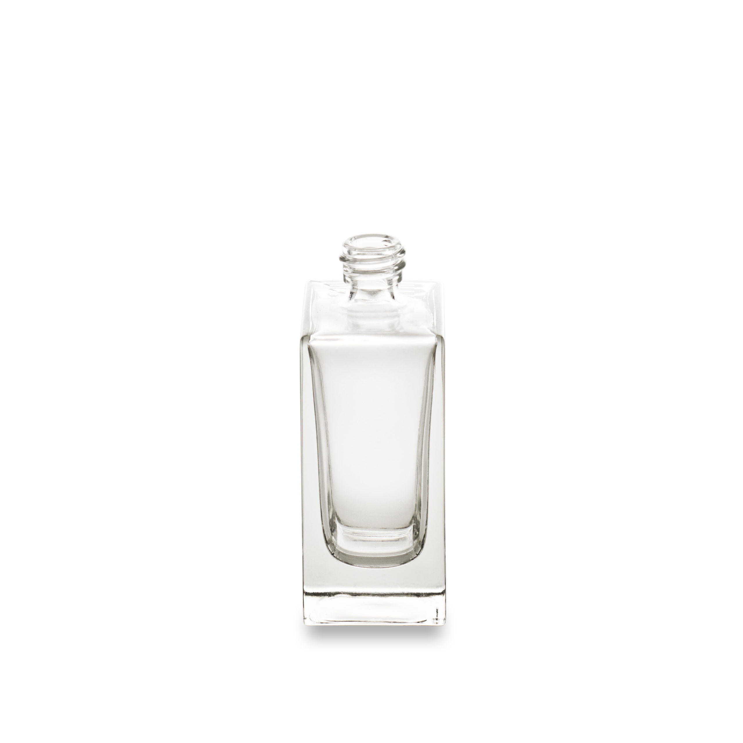 Flacon carré en verre Vénus GCMI 18/415 d'Embalforme en 50 ml