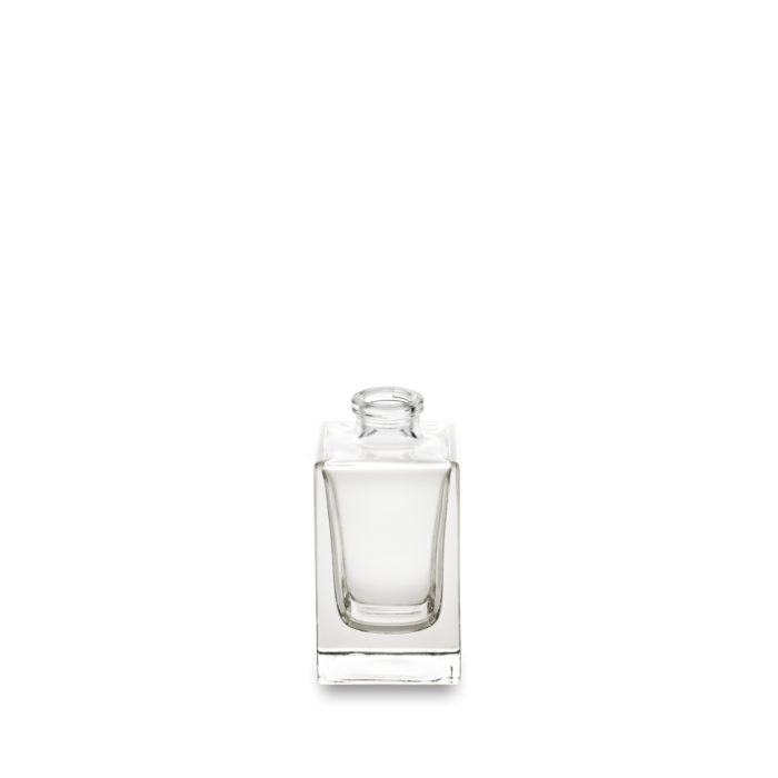 Embalforme et son flacon parfumerie en verre carré Venus 30 ml
