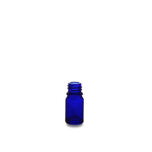 flacon en verre bleu 5 ml
