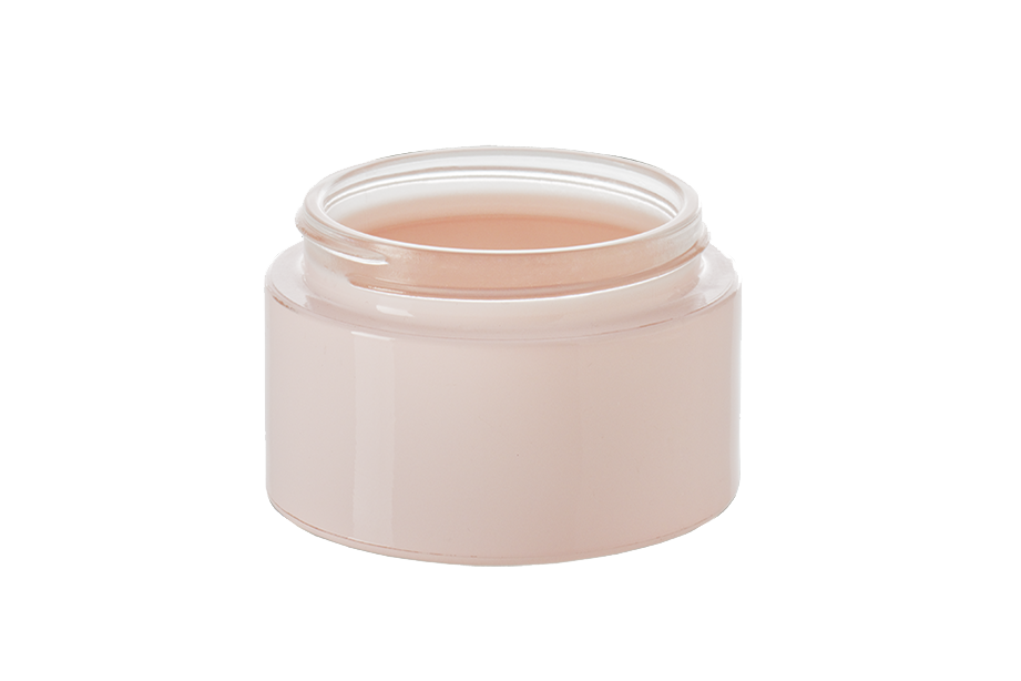 Embalforme products lacquered glass jar for cosmetics 