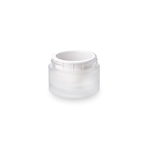 Pot dépoli et recharge biosourcée blanche 30 ml