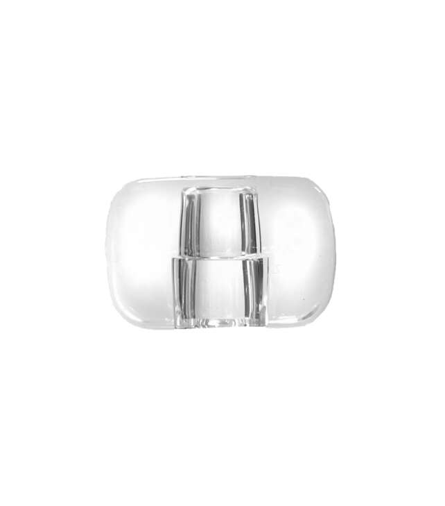 capot transparent pour flacon de parfumerie en verre