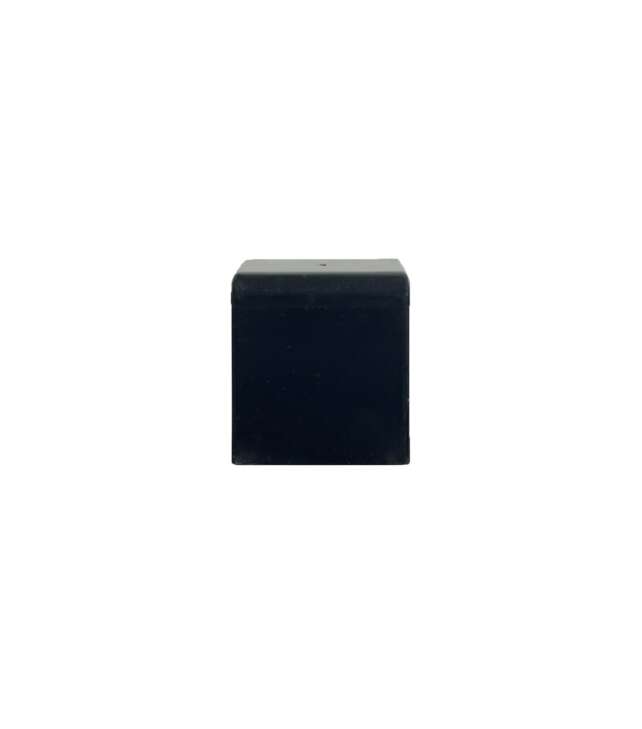 capot pour flacon de parfum, noir, asymétrique